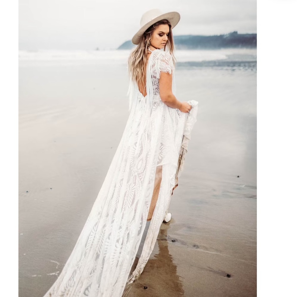 Flutter Dress lace- BOHO dress from Etsy